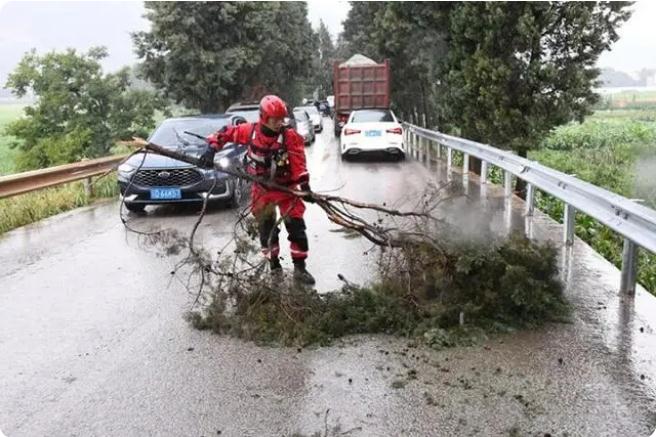 麒麟?yún)^(qū)遭暴雨突襲|部分道路積水嚴重，消防緊急排澇解憂